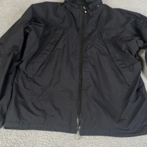 66 Degrees North Iceland Jacket Womens XL Black Windbreaker Full Zip Event Mesh - Picture 1 of 6